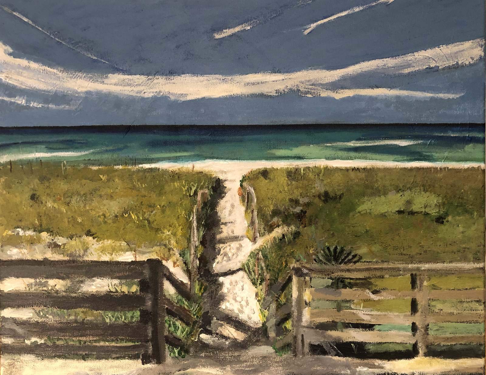 Beach painting — Florida Beach